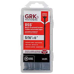 Grk Structural Screw Black 5/16 x 6IN