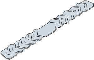 Simpson Brick Tie Galvanized 7/8 x 6-9/16"