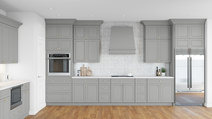 Corbel Kitchen Accessories Cabinet - Franklin Grey - 3" W x 9" H x 9" D