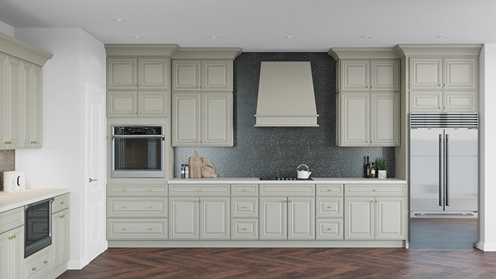 Deluxe Shaker White Cabinets