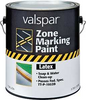 Valspar 024.0000136.007  Field and Zone Marking Paint, Flat, Yellow, 1 gal, Pail