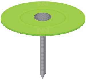Nail Cap Plstc RS 1-1/4 In. 250