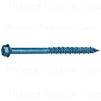 TorqueMaster  Blue Ruspert TorqueMaster Star Hex Masonry Screws