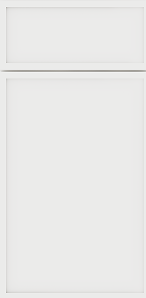 2 Door 2 Shelves Kitchen Wall Cabinet - Luxe Shaker White - 24" W x 30" H x 12" D