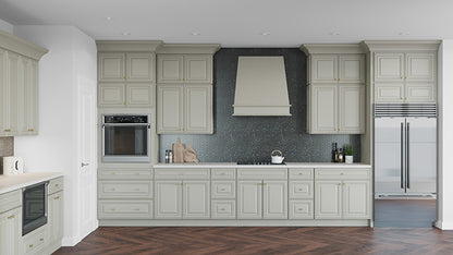 2 Door 2 Shelves Kitchen Wall Cabinet - Bristol Linen - 24" W x 30" H x 12" D