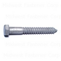 Midwest 1/2 x 4 Heg Lag Scrw Hot-Dip Galvanized
