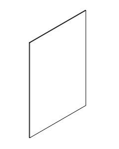 Skins Kitchen Accessories Cabinet - Franklin Grey - Base Skins