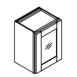 Stacker 2 Door Kitchen Wall Cabinet - Bristol Linen - 24" W