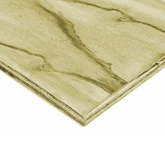 4 in x 8 in Plywood CDX Pressure Treated