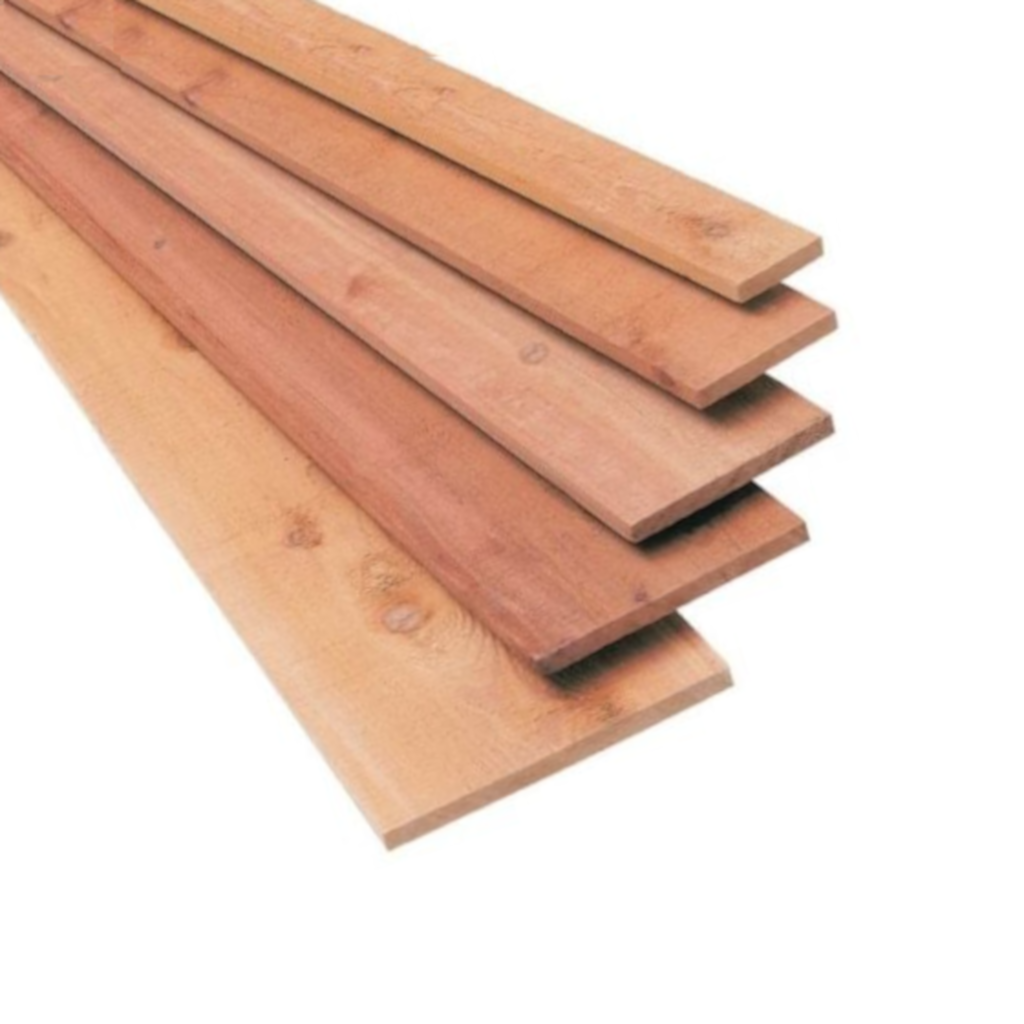 2 in x 6 in Cedar