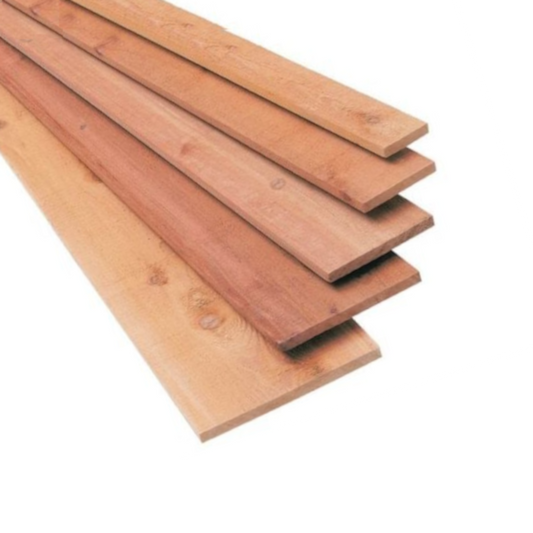 2 in x 6 in Cedar